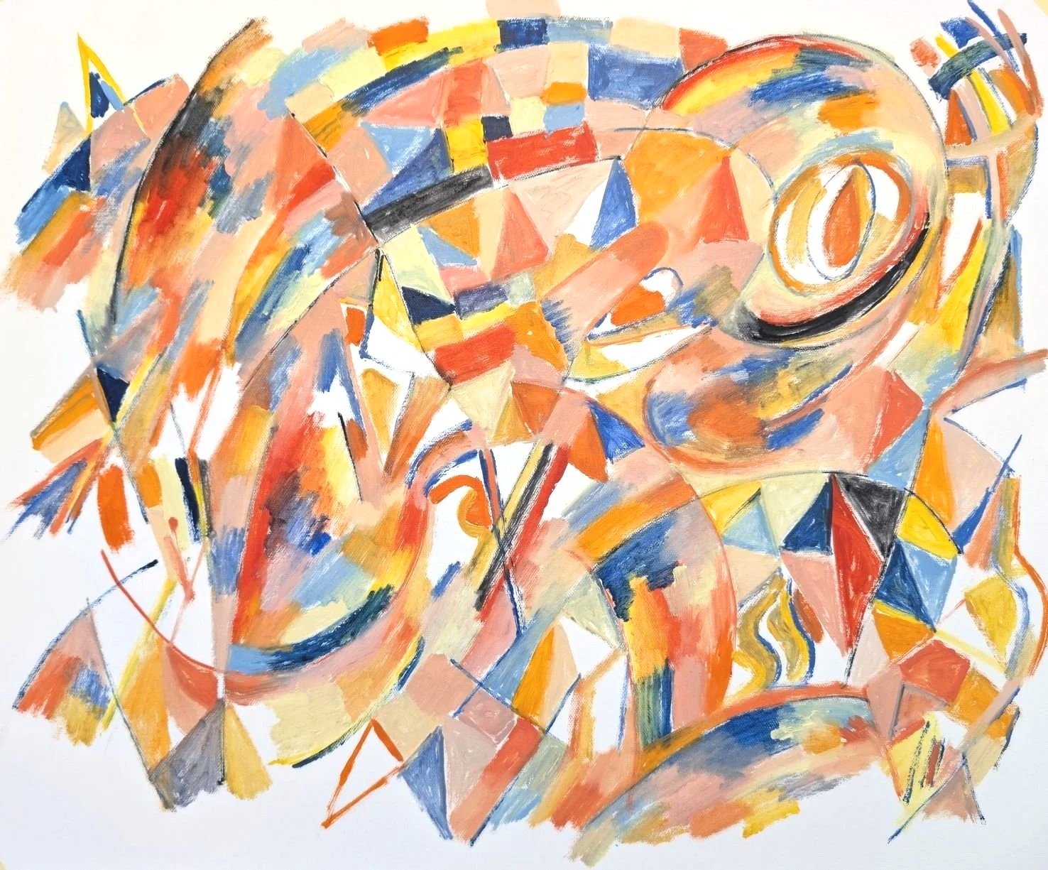 602 Birth, 2024, oil on canvas, 50x60 cm