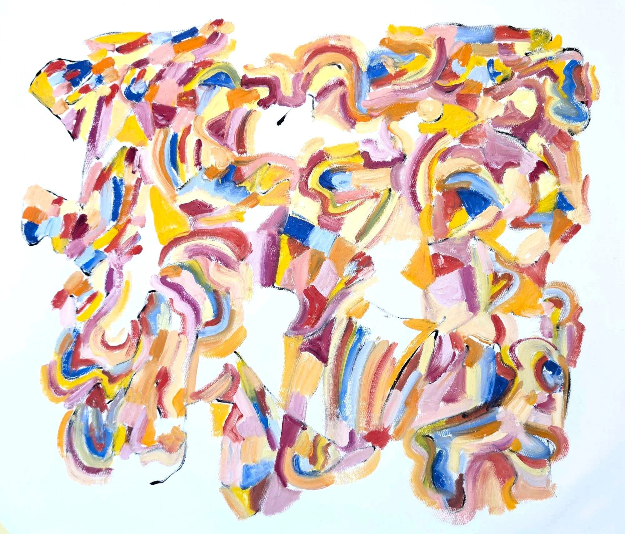 687 Afternoon Stroll, 2025, oil on canvas, 60x70 cm