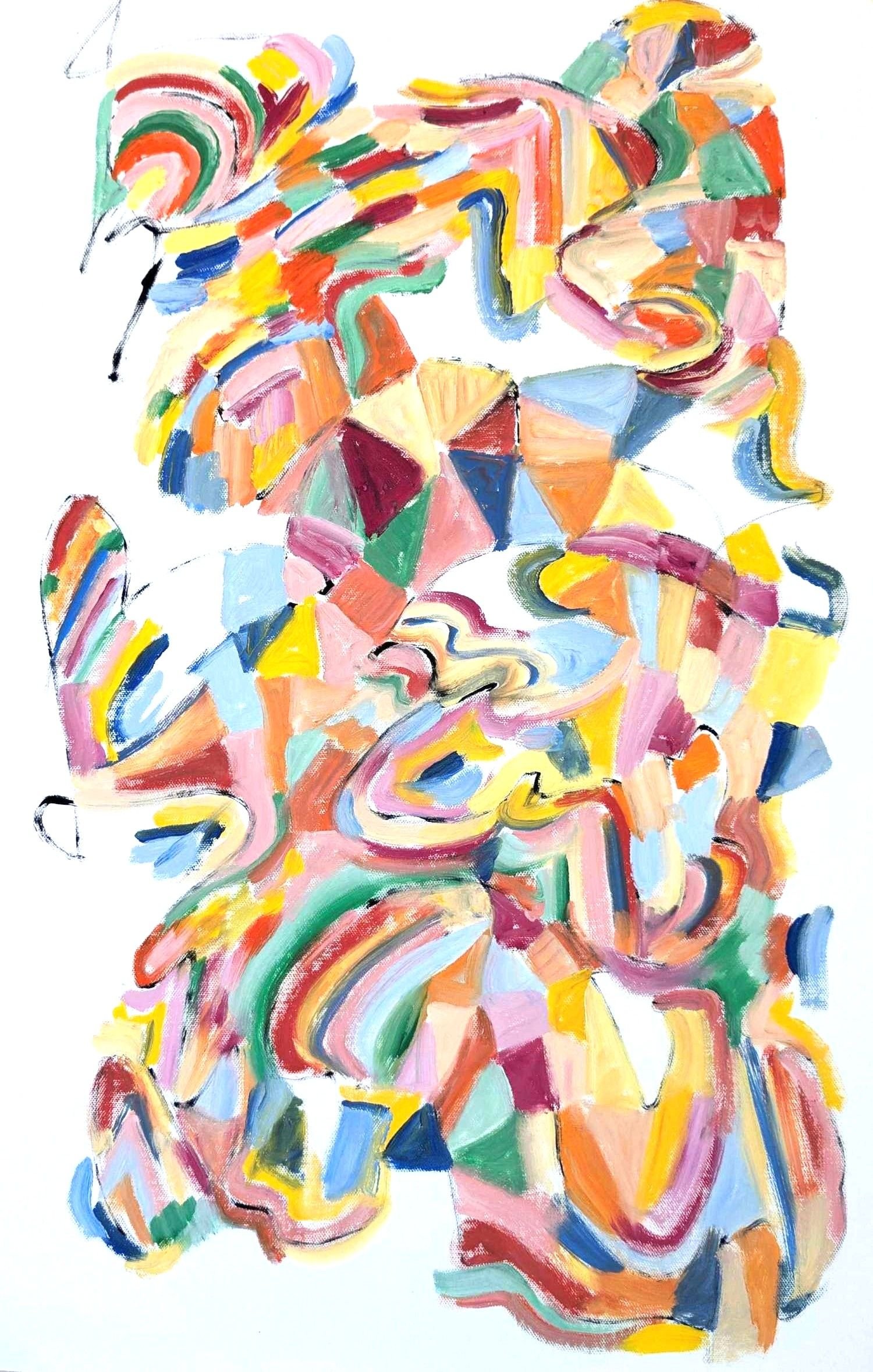 666 Towering Splendour, 2025, oil on canvas, 70x47 cm