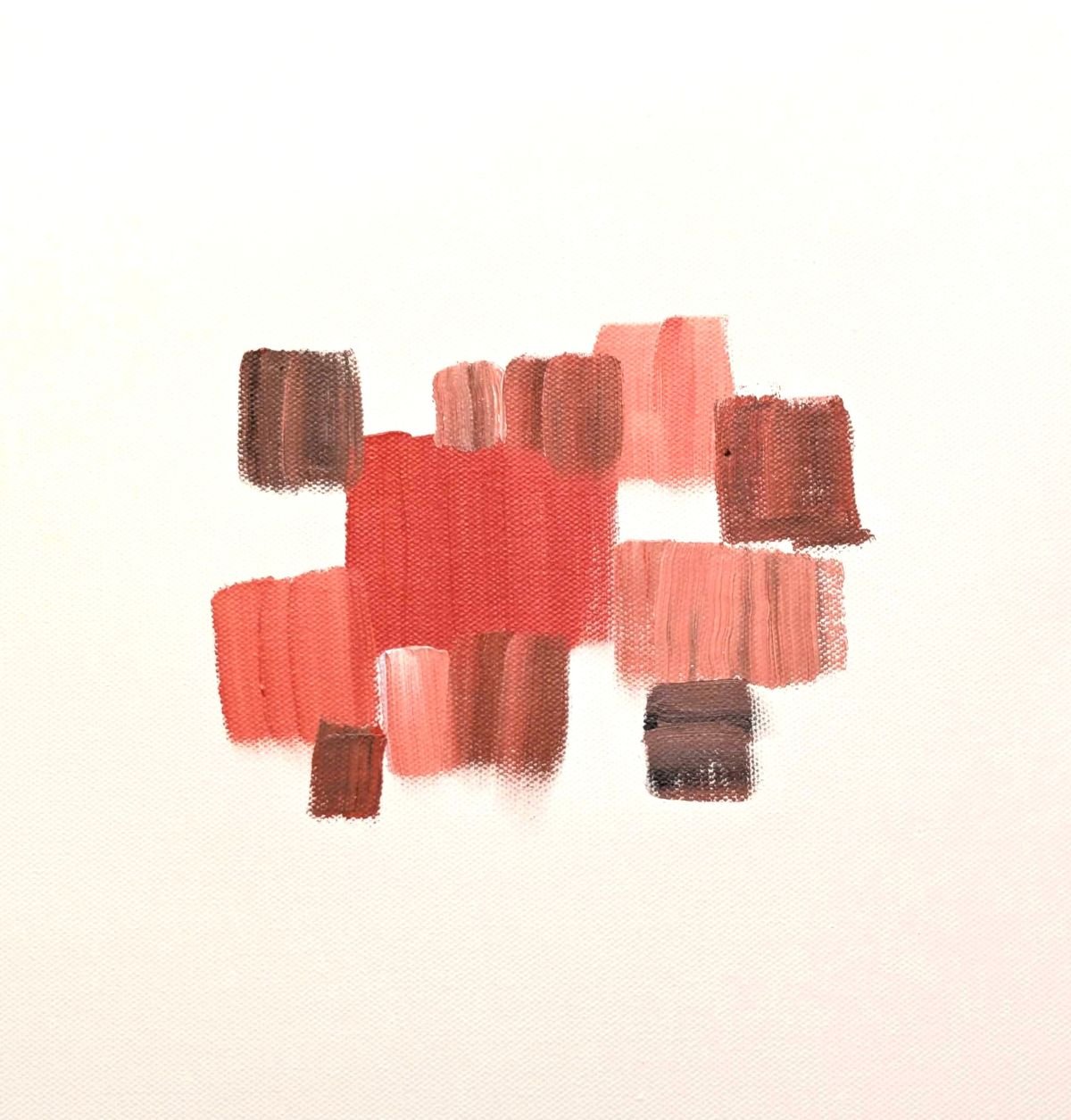 Paris, Red passion, 2024, oil on canvas 45x30 cm