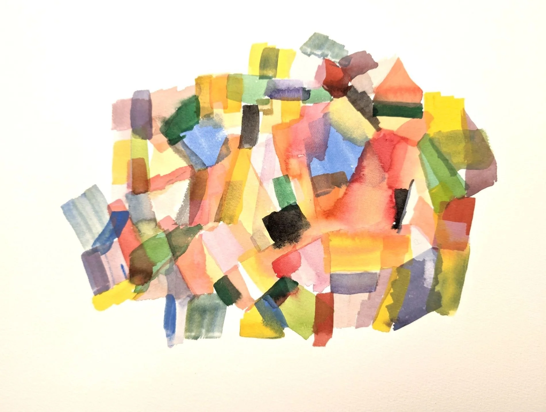 Peace, 2024, gouache, 31x41 cm