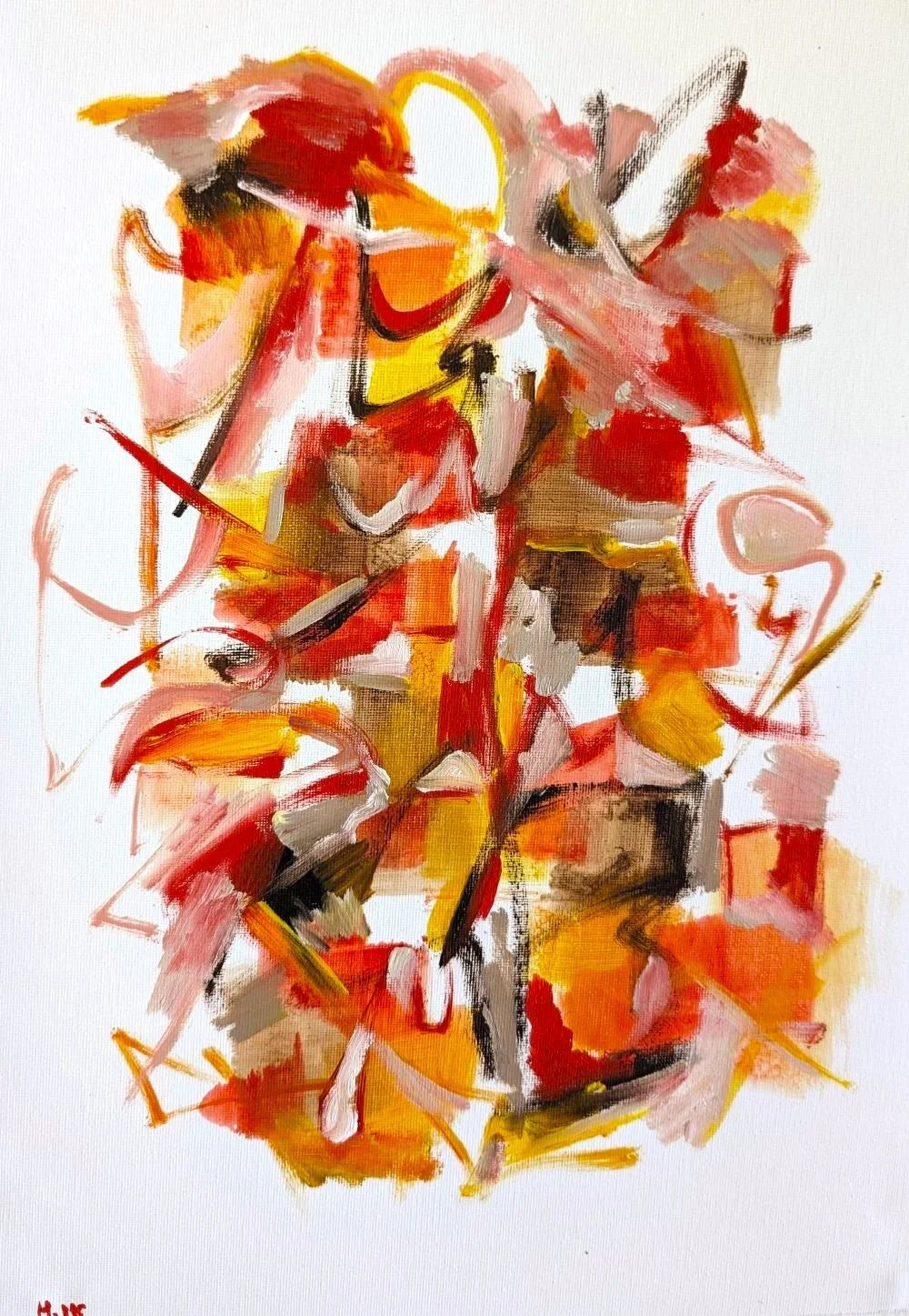 112 Passion, 2024, oil on canvas, 42x30 cm