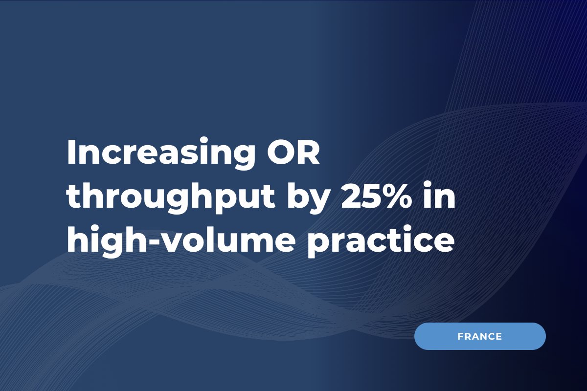 Professor Assaker, FR: Increasing OR throughput by 25% 