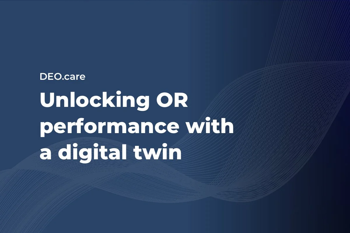 Process digital twin for the OR