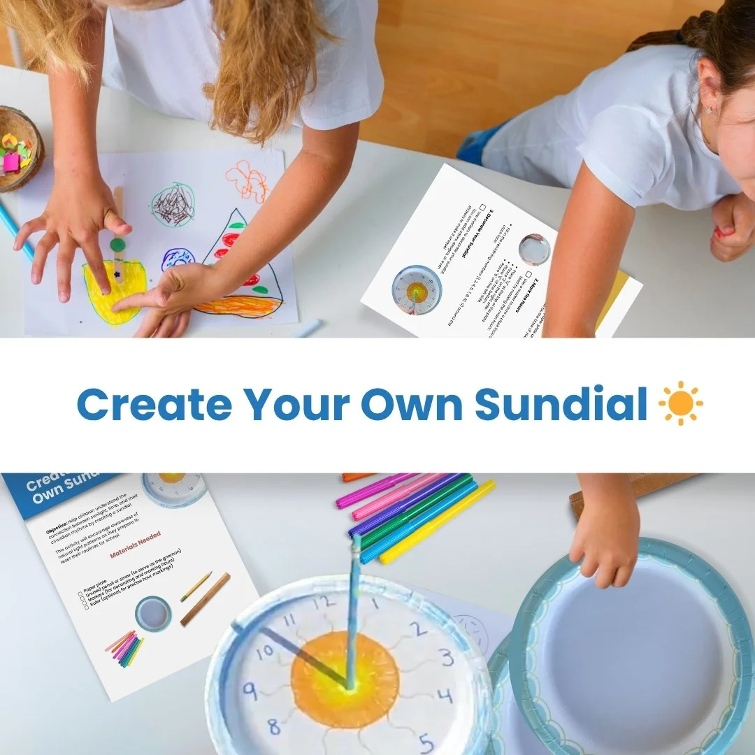 create your own sundial activity guide for kids