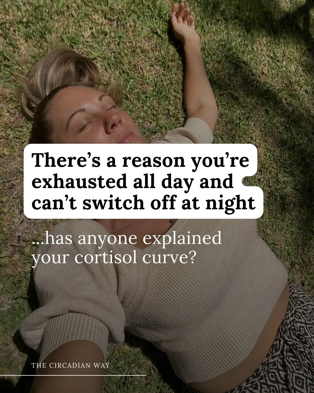 cortisol isn&rsquo;t just your stress hormone.

It&rsquo;s your body&rsquo;s master rhythm keeper.

✅ It wakes you up in the morning.
✅ Fuels your energy through the day.
✅ Balances your blood sugar.
✅ Manages your stress response.

And every single 