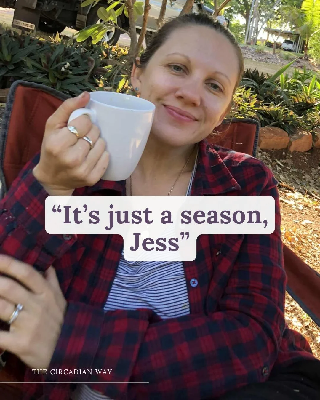 But what nobody told me&hellip; 

&hellip; it wasn&rsquo;t a season. It was my rhythm. And there&rsquo;s a difference.

Seven years ago I was that woman. Two small children, pregnant with my third, nothing left to give. Wired through the night and ba