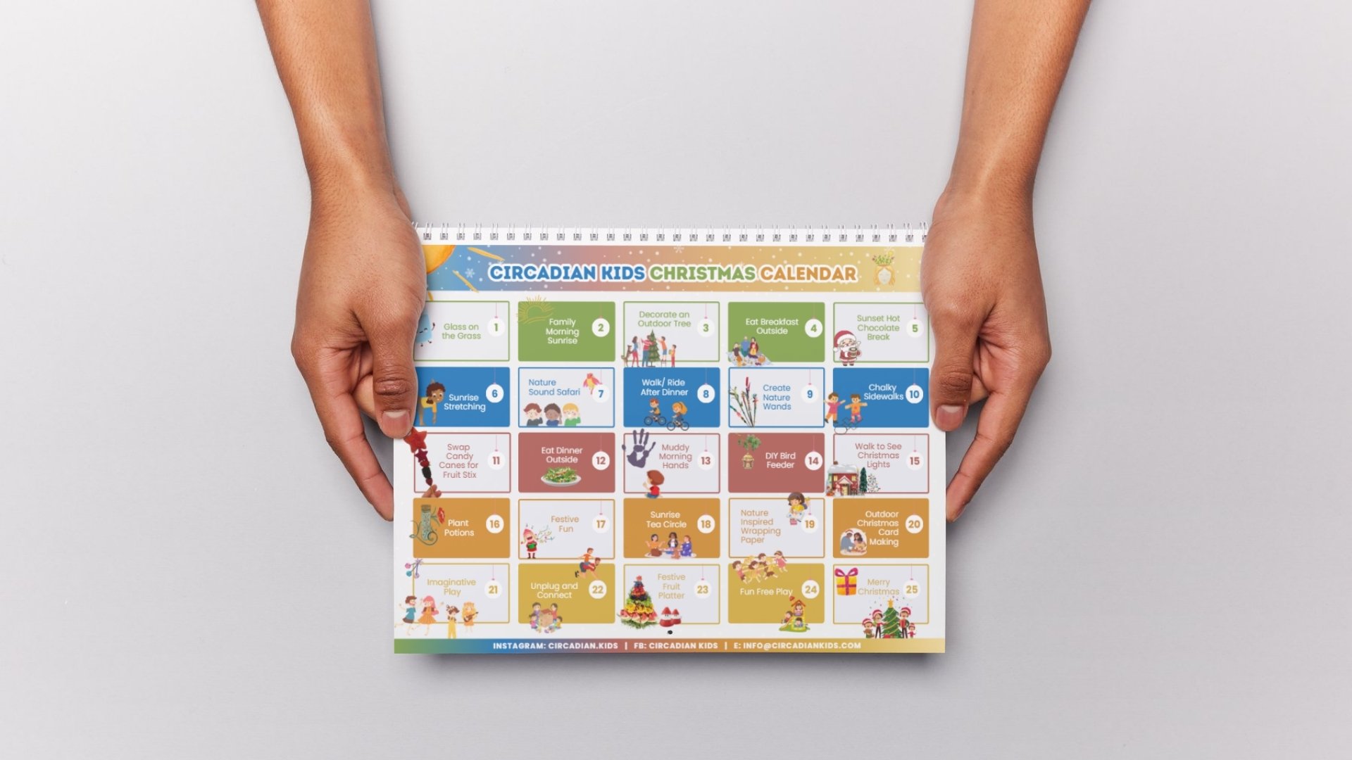 circadian kids christmas calendar