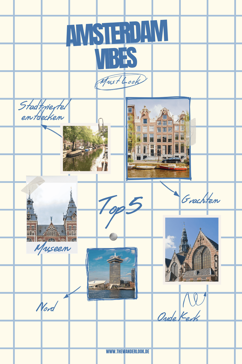 Die Top 5 Sehenswürdigkeiten in Amsterdam auf einen Blick