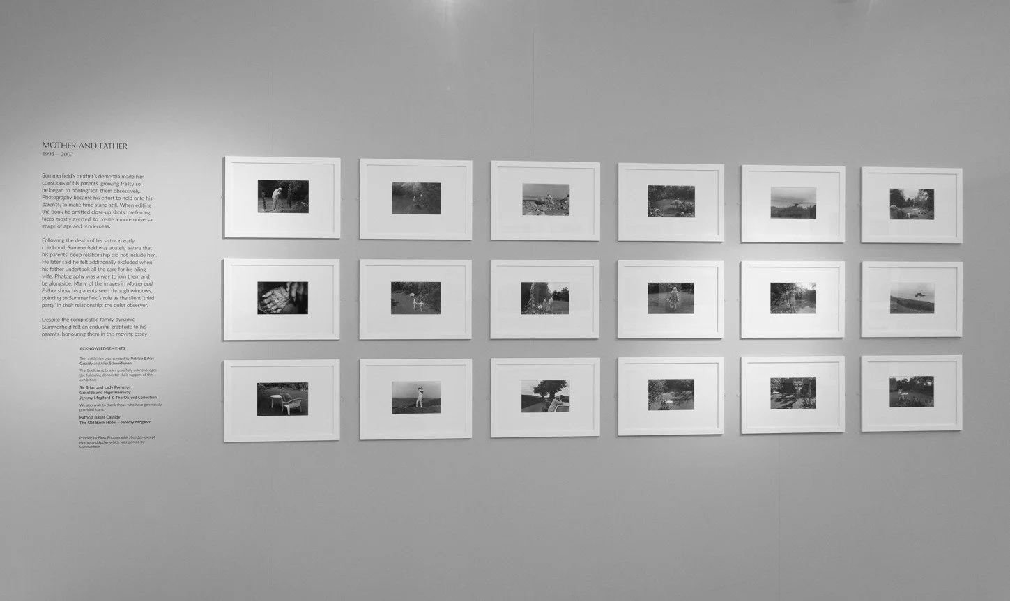 Hanging Photographic Exhibitions