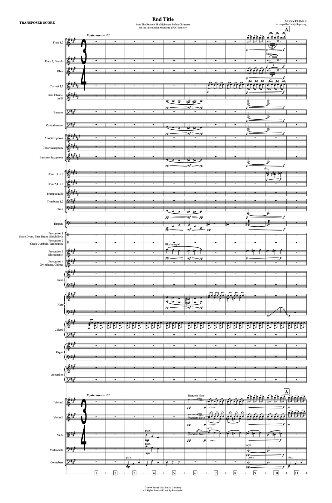 End Title The Nightmare Before Christmas Score