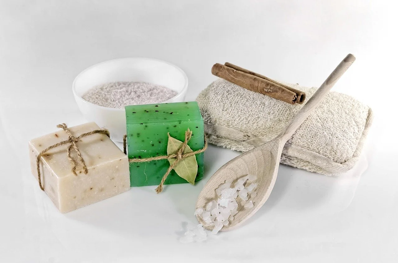 natural soaps and sea salts