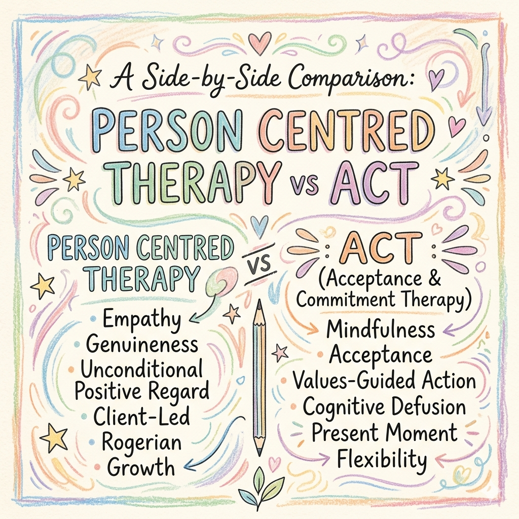 Person Centred Therapy vs ACT