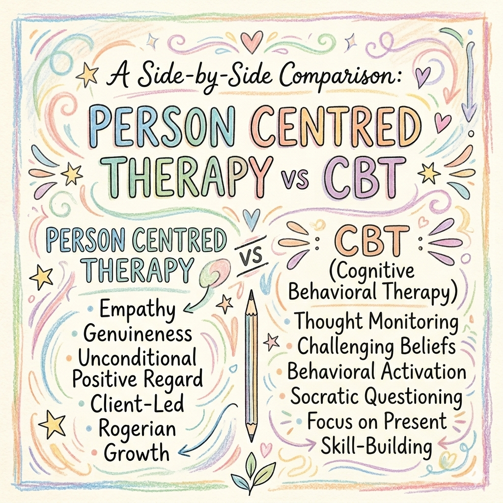 Person Centred Therapy vs CBT