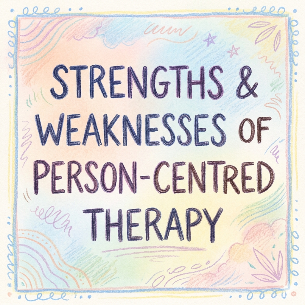 Strengths and Weaknesses of Person Centred Therapy
