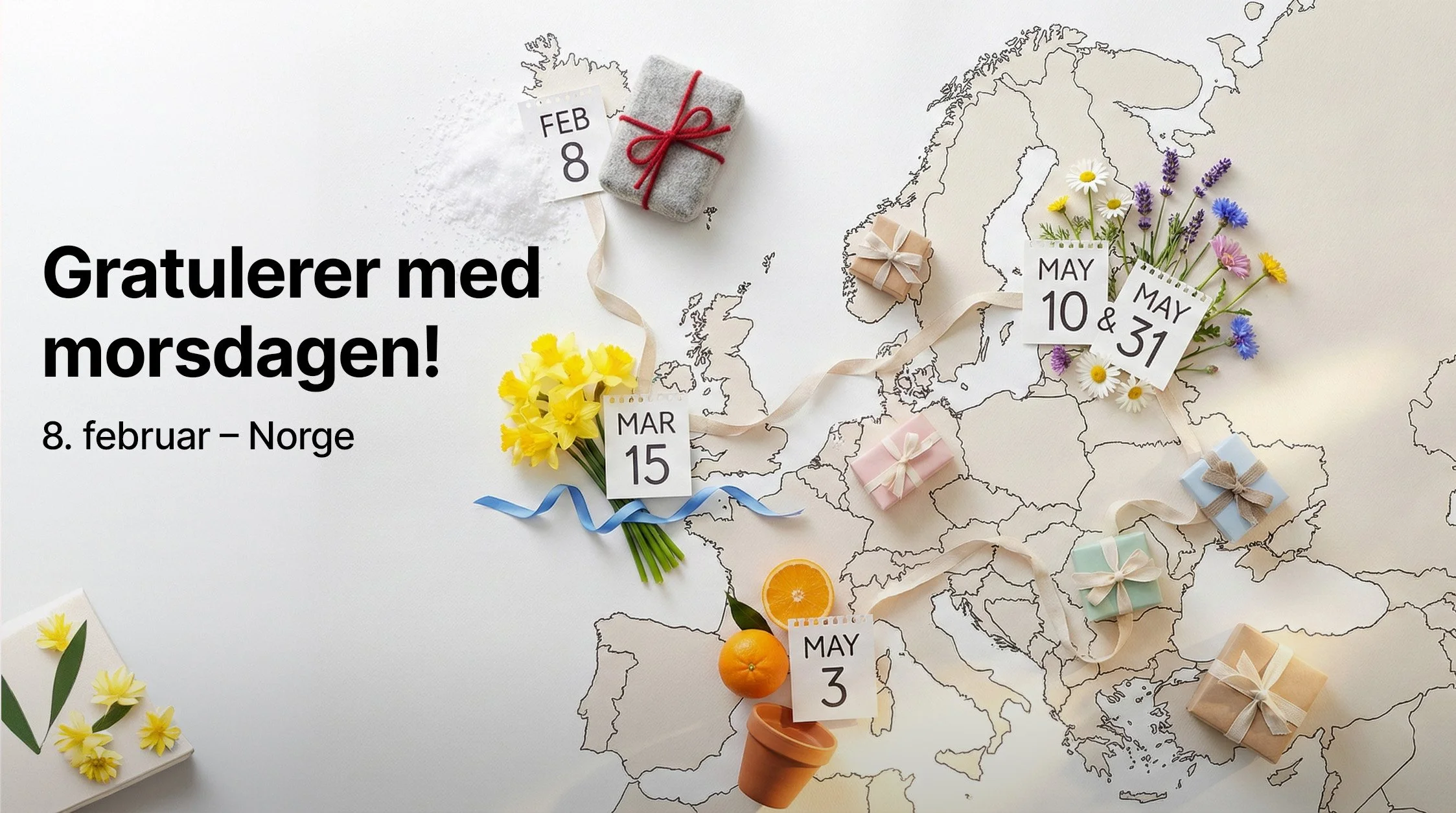 Mors dag 2026: Den ultimata kalendern för e-handlare i Europa