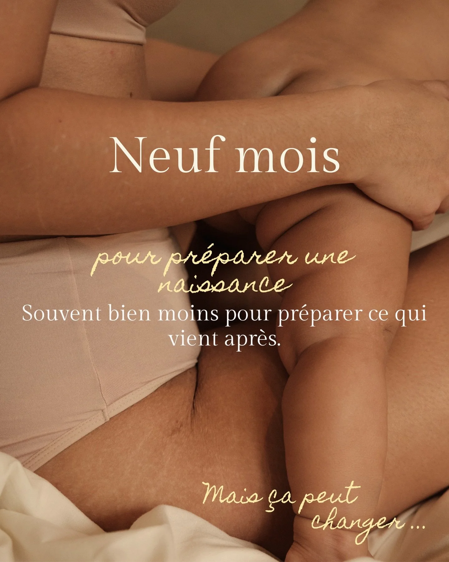 On pr&eacute;pare. On se renseigne. On fait de son mieux.

Et pourtant, une fois rentr&eacute;e &agrave; la maison, beaucoup de femmes d&eacute;crivent la m&ecirc;me chose :
une sorte de silence autour d&rsquo;elles. 
Comme si le reste du monde avait