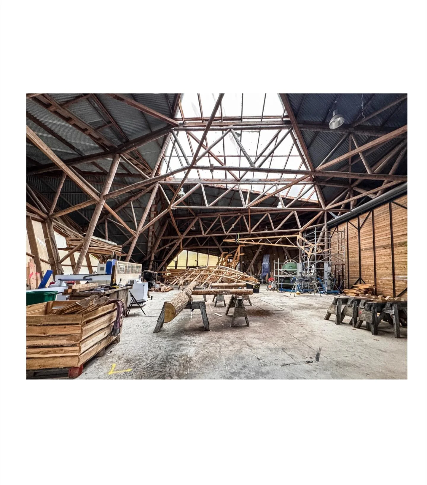 Super interesting to be back at Hooke Park today for the Future Forest Symposium. I haven&rsquo;t been to Hooke for a few years, and have written about some of the projects I was involved with in the book &ndash; notably the Caretaker&rsquo;s House, 