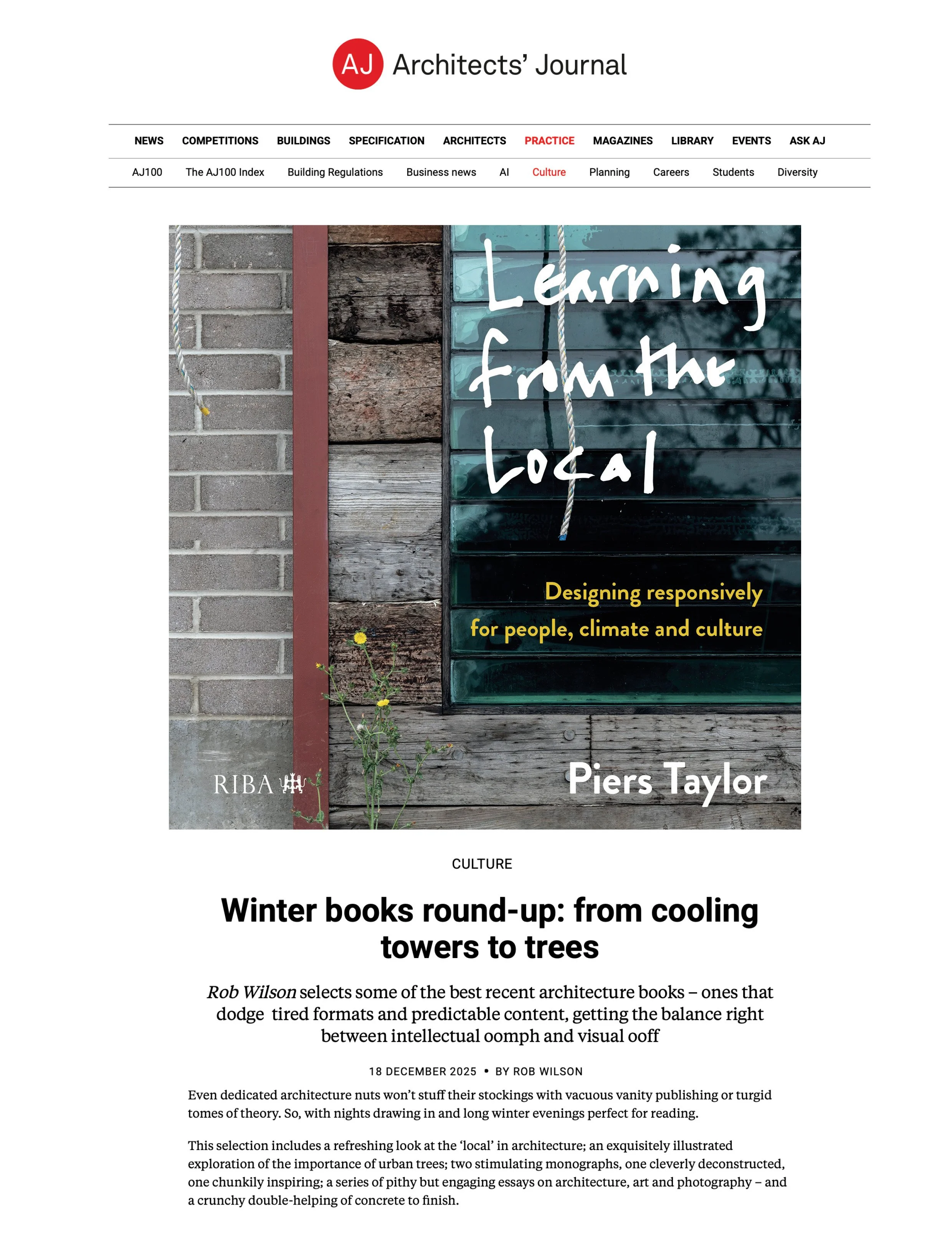 AJ Review: Learning from the Local