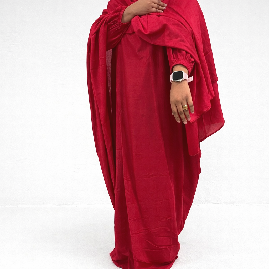 Melhfa Robe Rouge