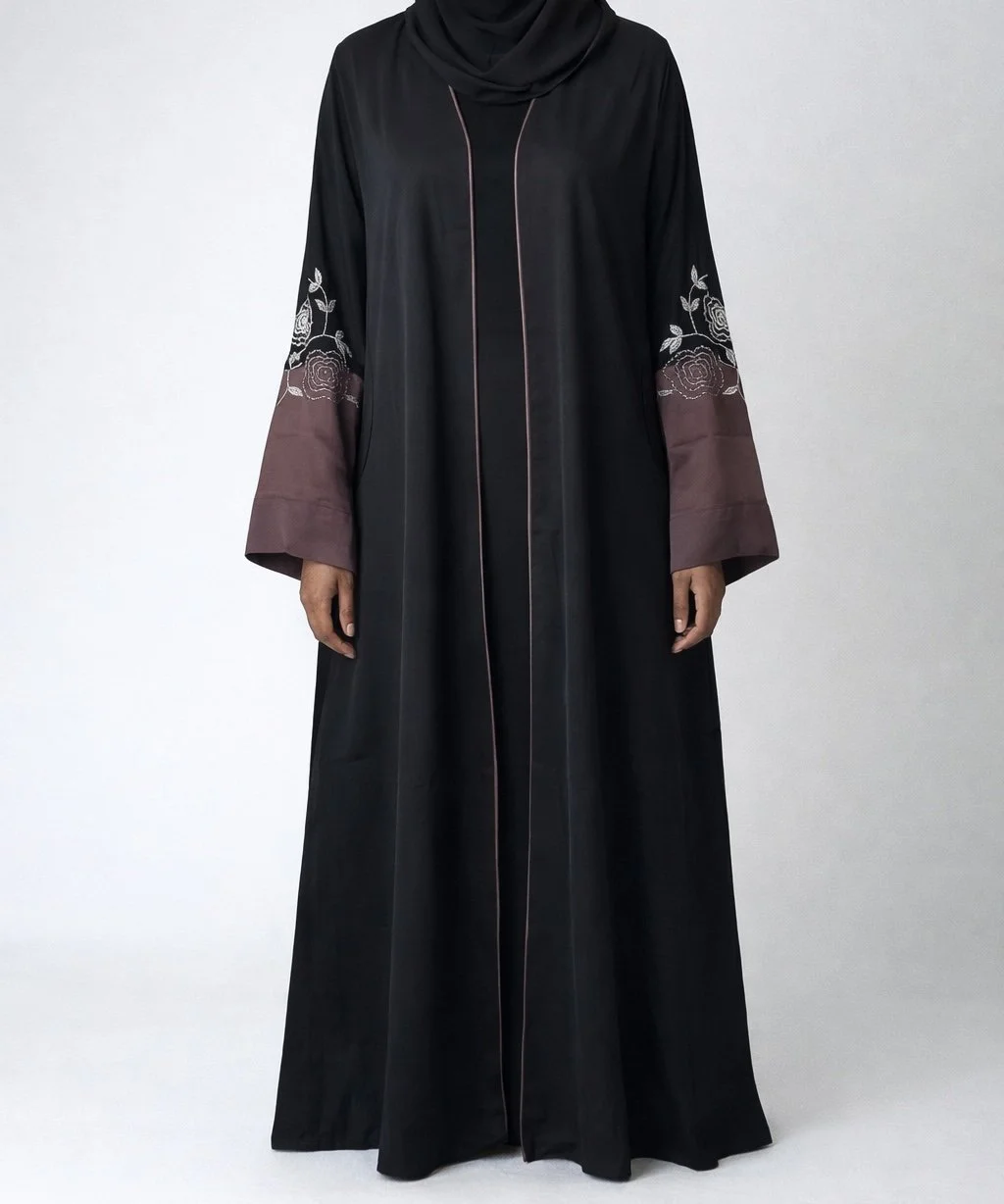 Abaya “Éclat Cannelle”