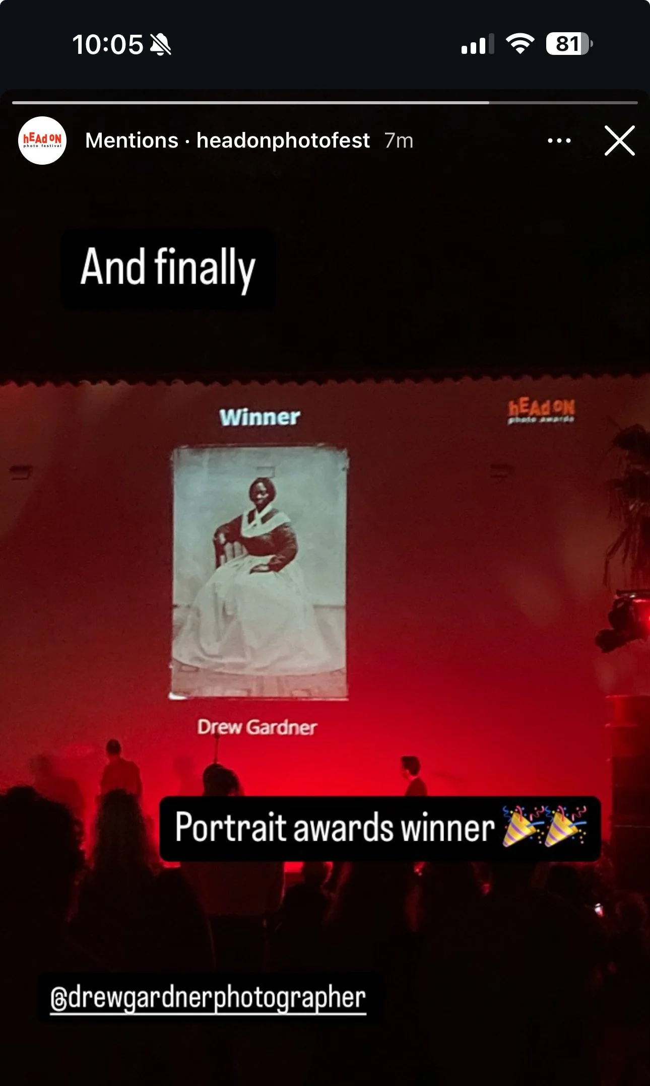 Deanne Stanford Walz portrait -Winner of the Head On Awards 2024