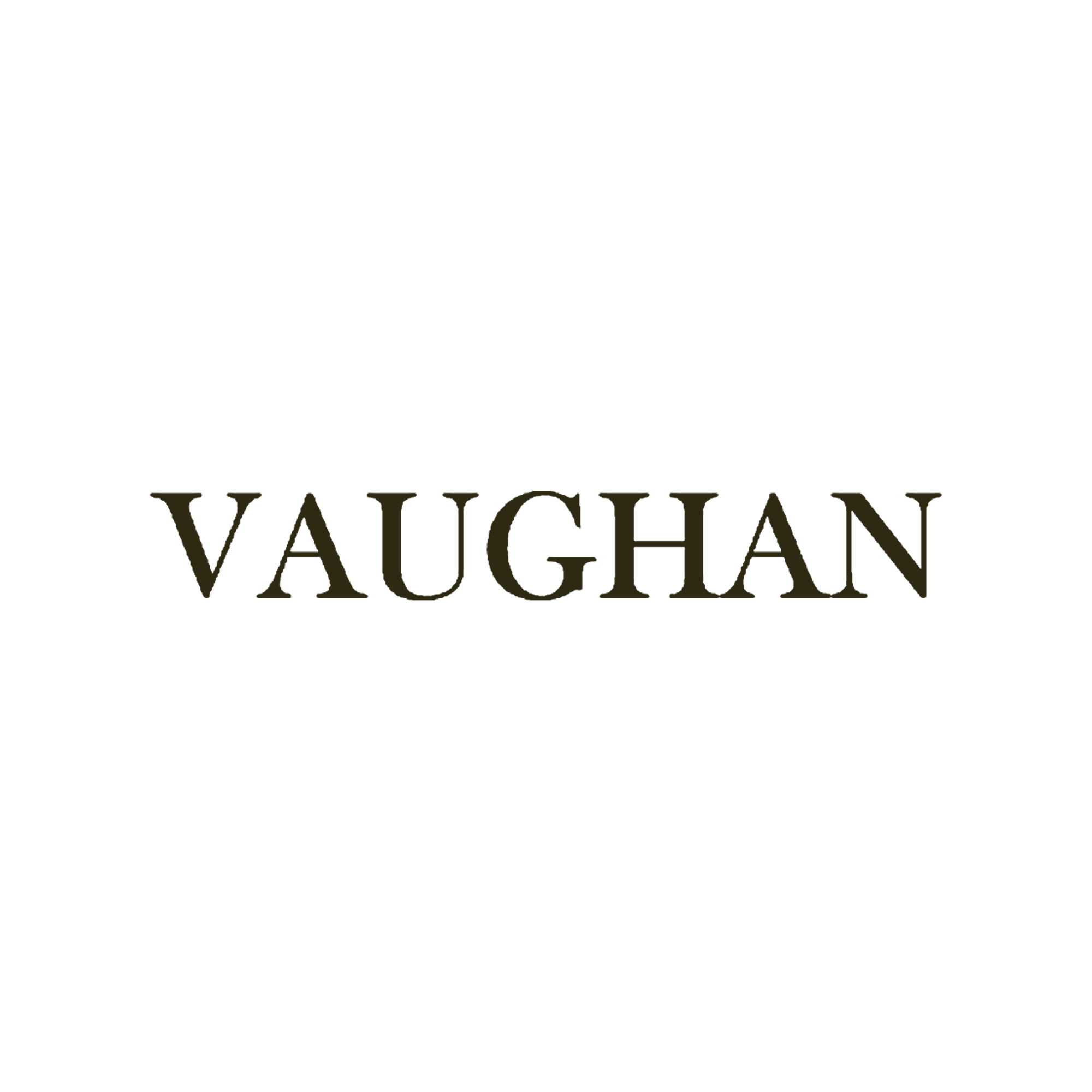 The logo of Vaughan with a silhouette of a city skyline inside a circle on top of the word Vaughan.