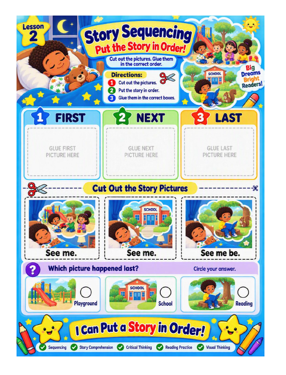 "Be Me" Worksheets
