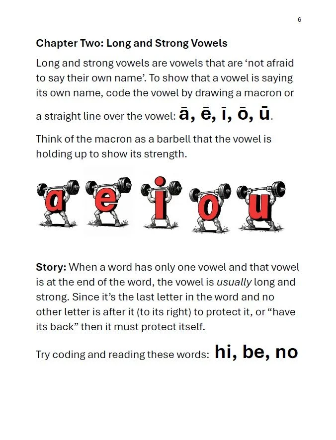 The Story That Vowels Tell