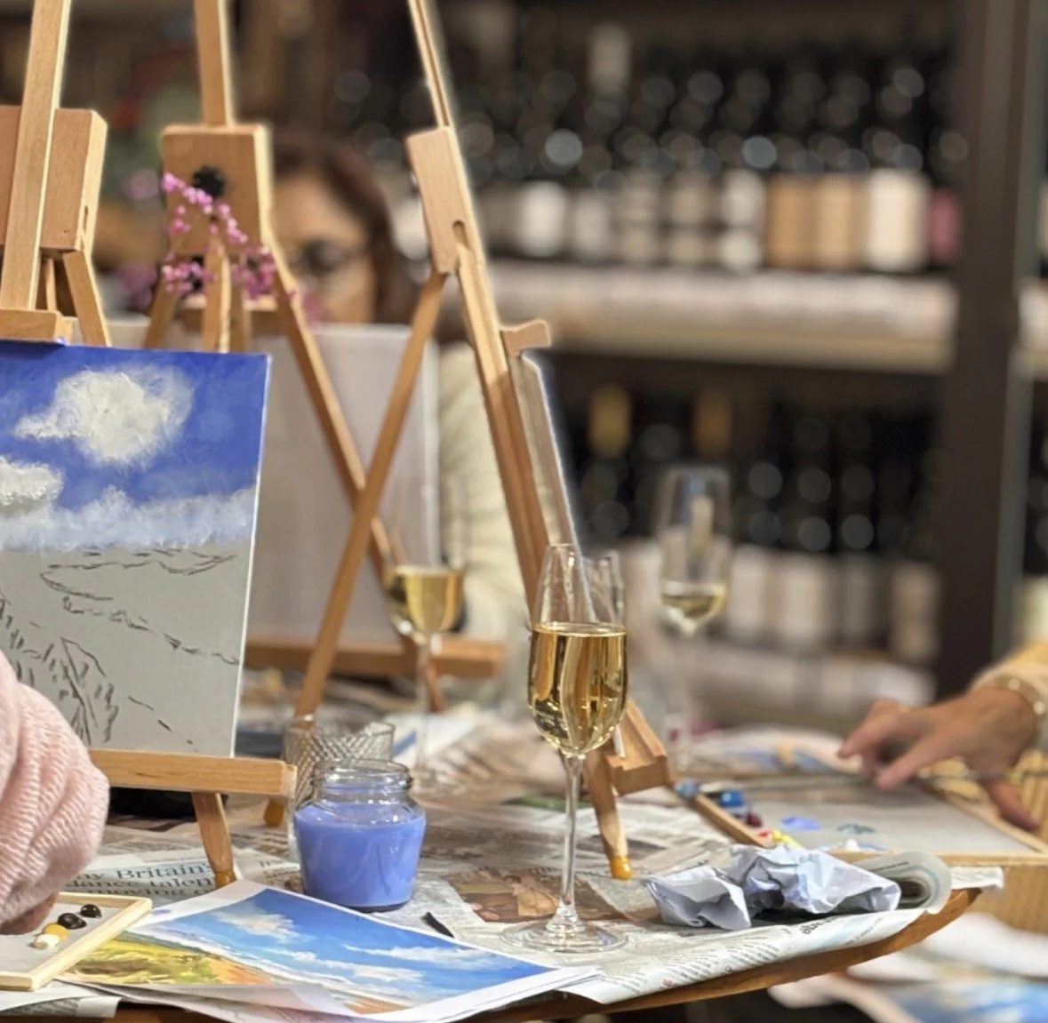 Paint & Sip evening with Karen Adams