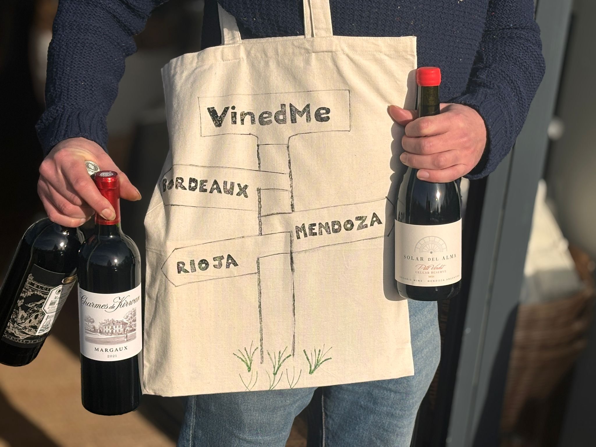 Create a block print tote bag