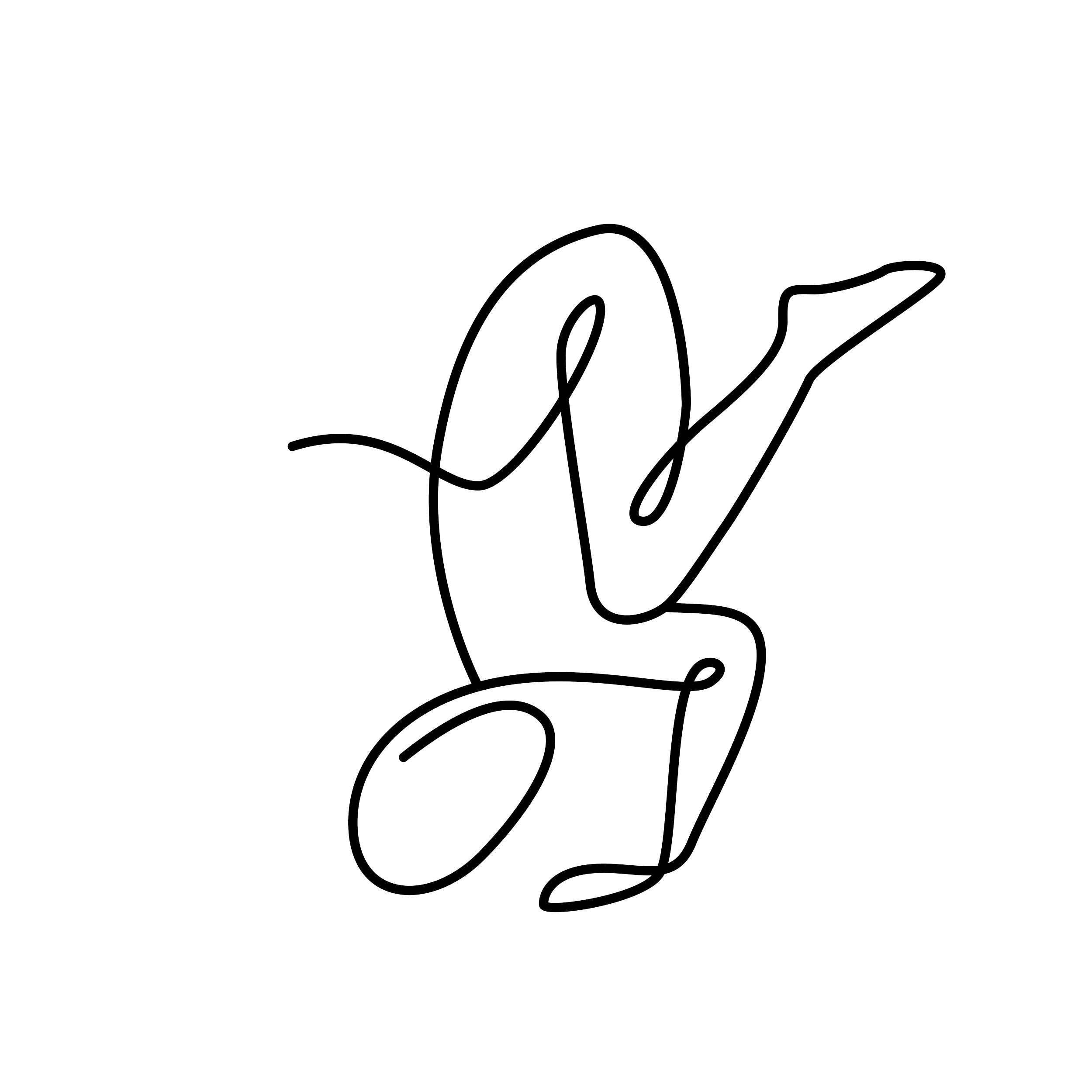 Neon line art of a butterfly on a black background.