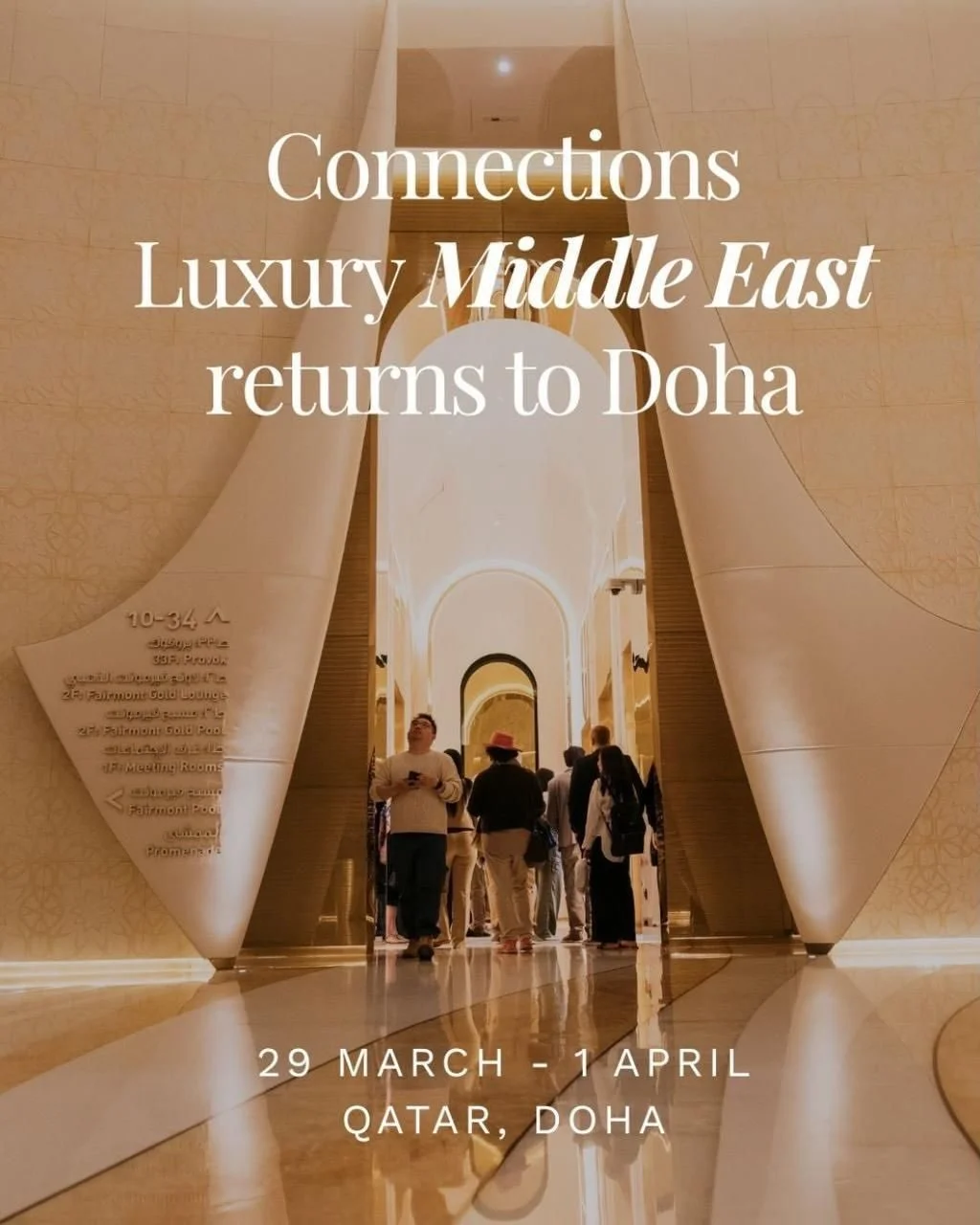 We&rsquo;re heading back to Doha ✨ 

From 29 March to 1 April, we&rsquo;re bringing together luxury travel agencies from the GCC, CIS, and India to connect with leading global luxury travel brands through curated one-to-one meetings and exclusive net