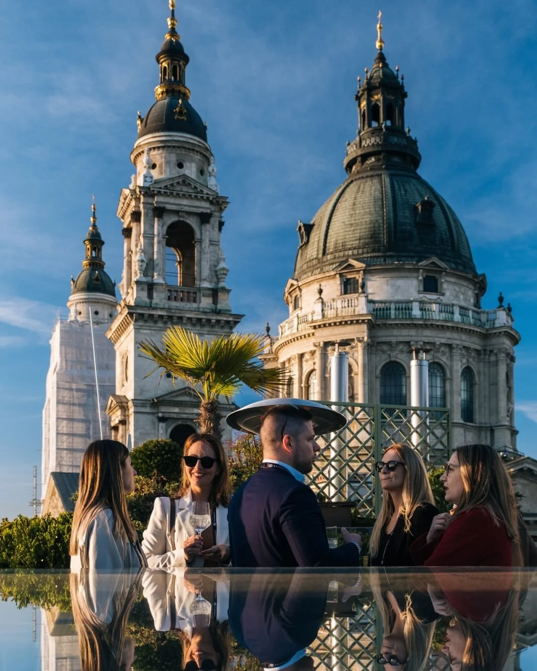 An opening shaped by the city.

A private cruise along the Danube River with Duna Cruises, before arriving at Aria Hotel Budapest for golden hour.

Set above the city, the evening begins with views across Budapest and a first introduction to the week