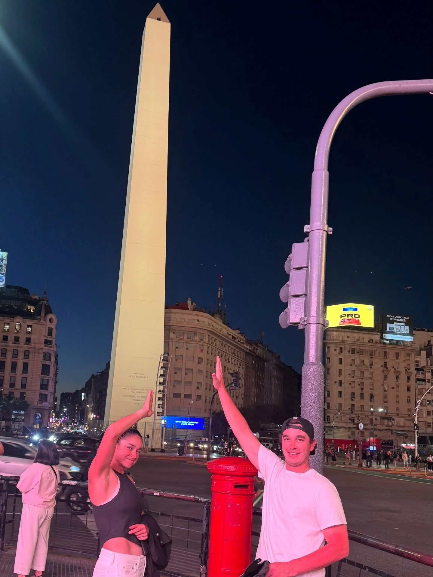 Turns out, the real landmark is beside you laughing 🫶🏼

B.A. you are STUNNING and we are bringing a piece of you back with us 🧉🍷🇦🇷