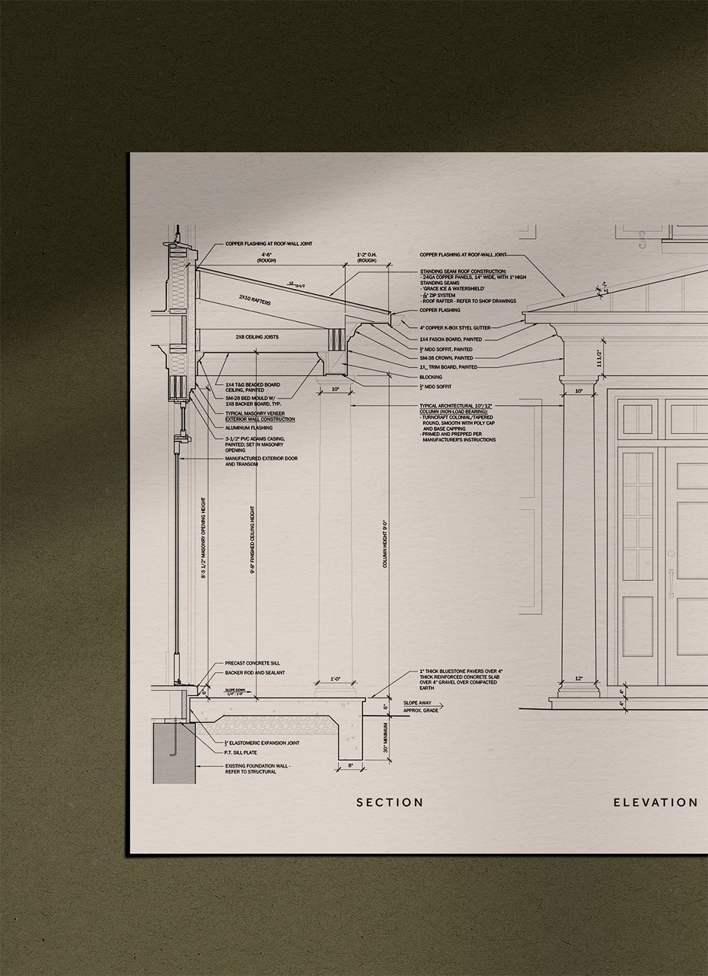 Detailed Porch Plan