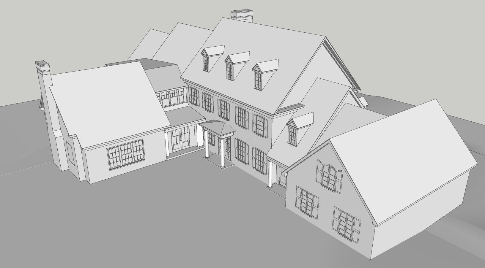 Massing Model Studies Roofline Flow