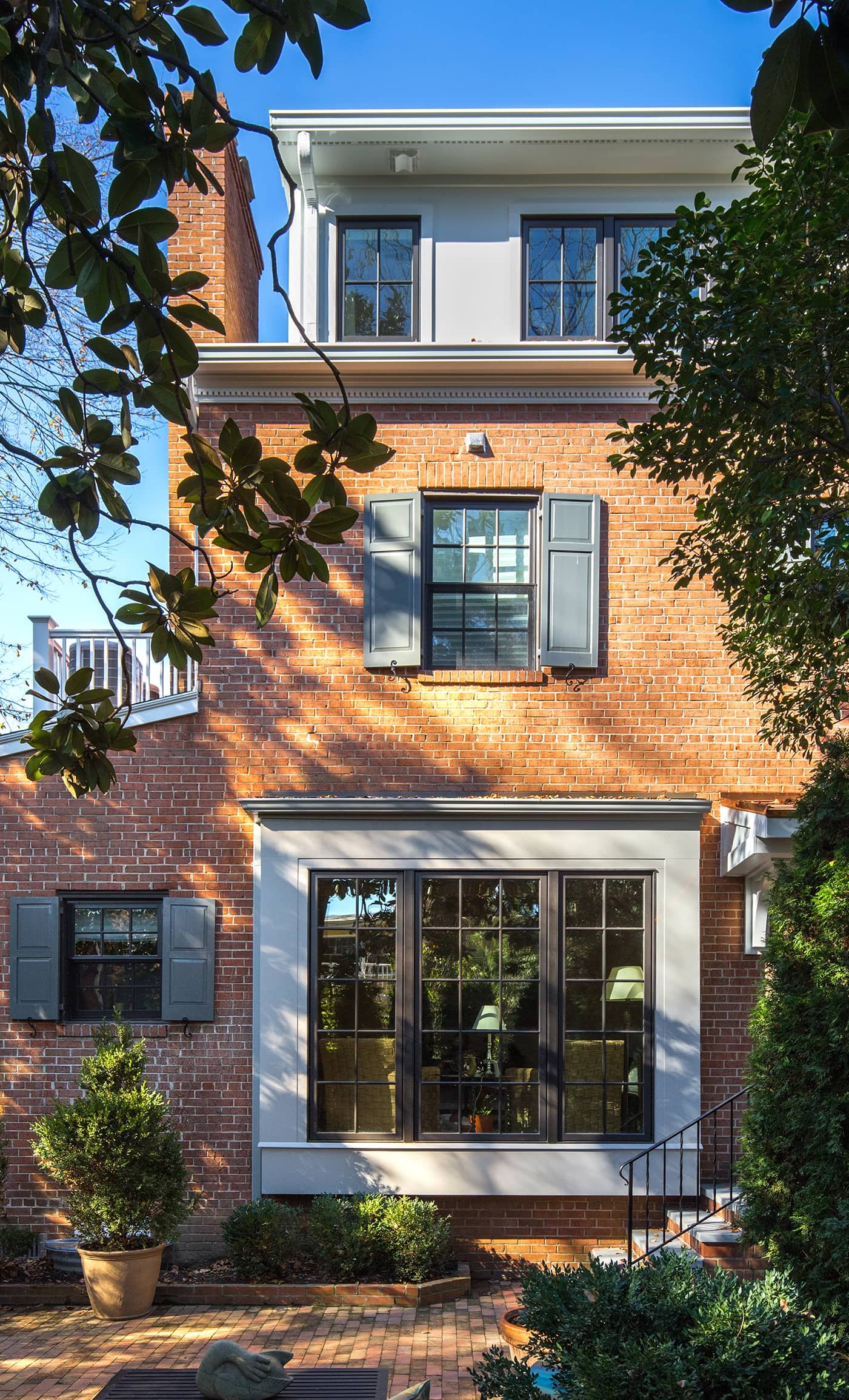 View in a Private Courtyard