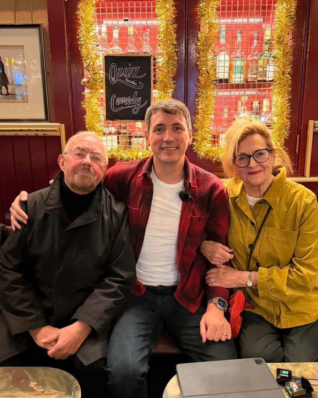 An amazing afternoon with Jennifer Cruickshank and these two legends, Barbara Dickson and Aly Bain in Edinburgh, talking about The Big Yin, Sir Billy Connolly. This for an upcoming documentary that we&rsquo;re making which airs on BBC Radio Scotland 