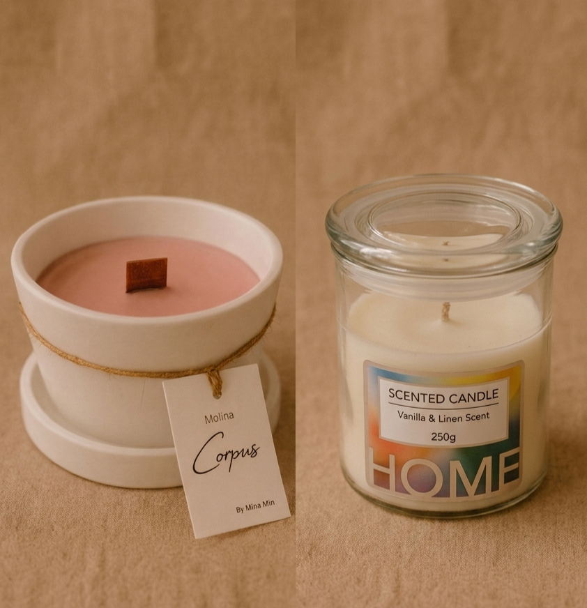 Por qué una vela artesanal no huele igual que una comercial