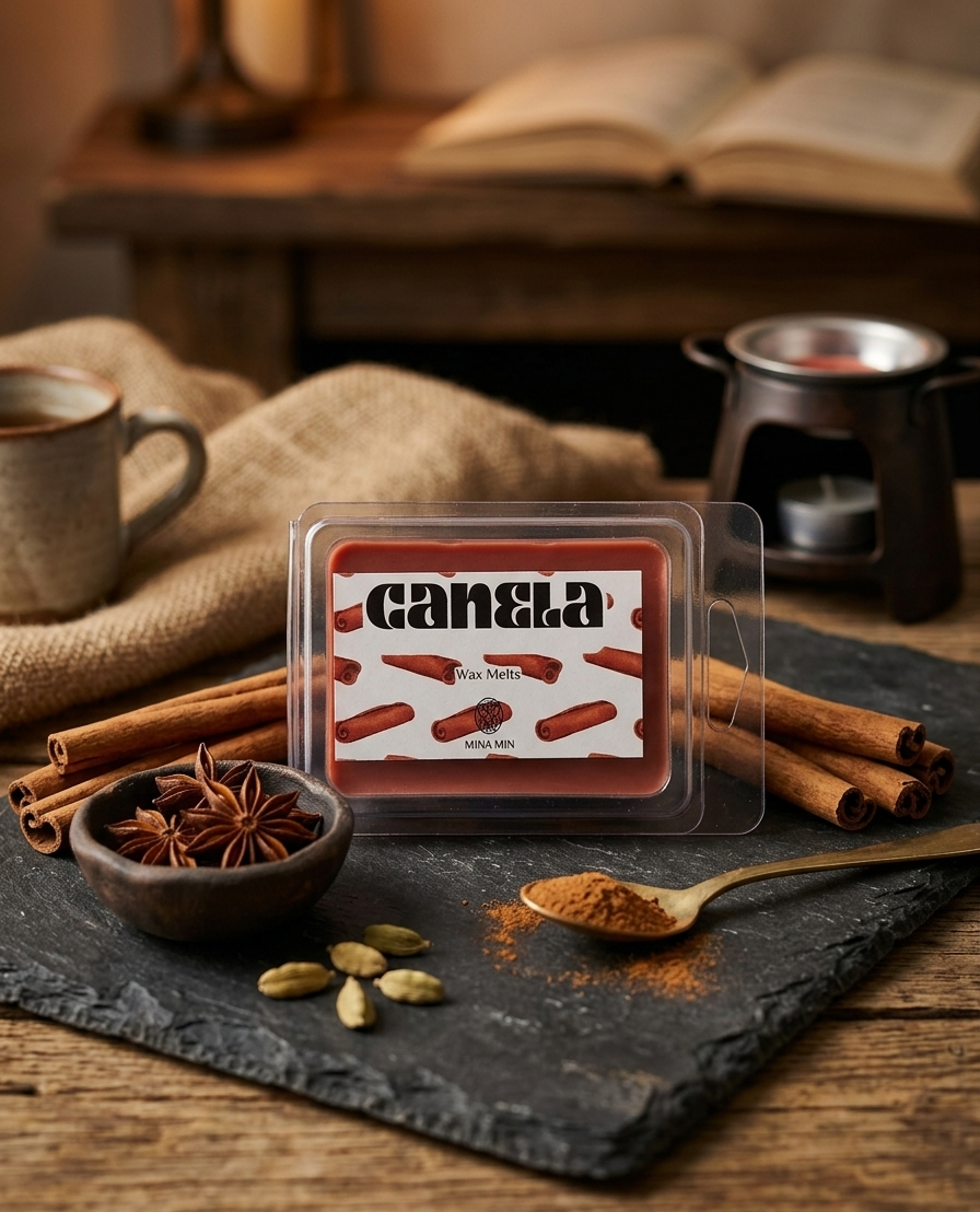 Wax Melts Canela – Aroma cálido, especiado y reconfortante