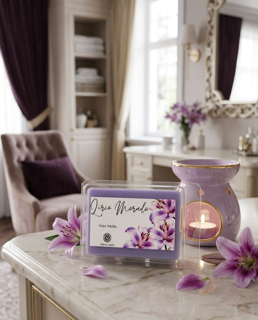 Wax Melts Lirio Morado – Aroma floral noble, fresco y sofisticado