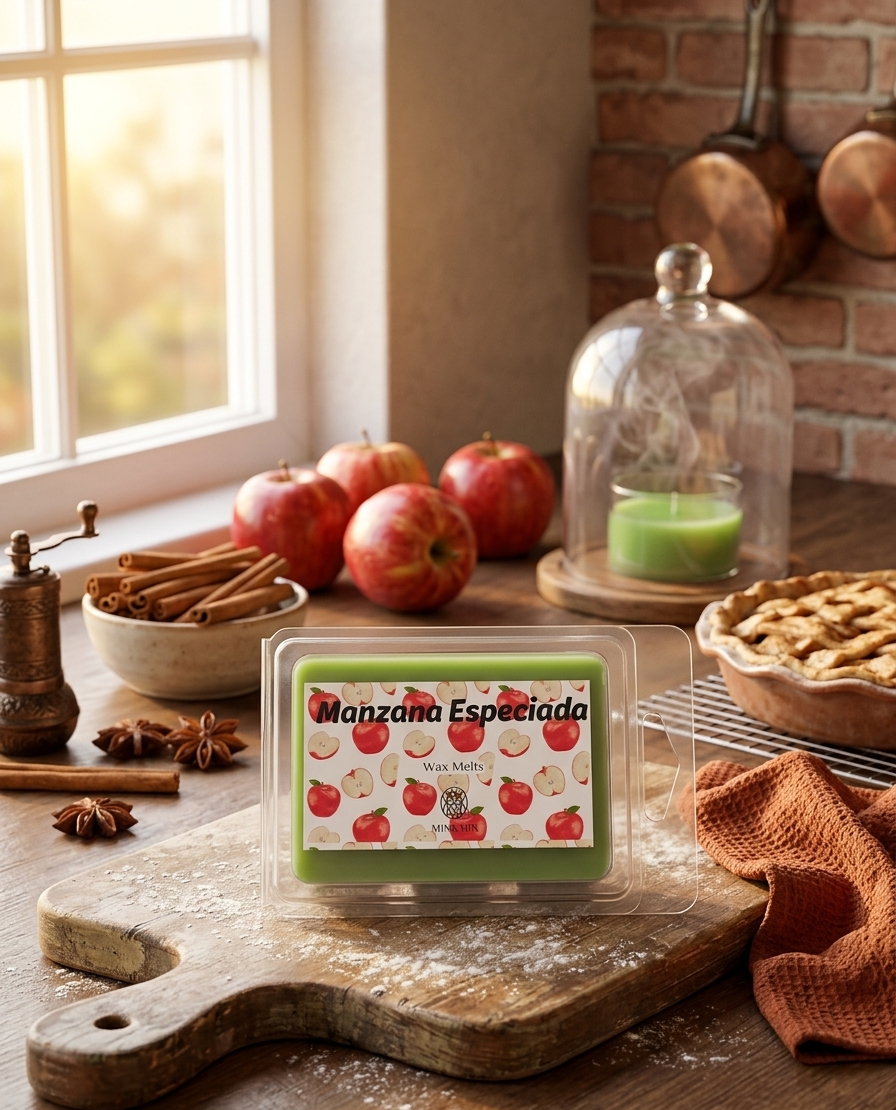 Wax Melts Manzana Especiada – Aroma cálido y acogedor