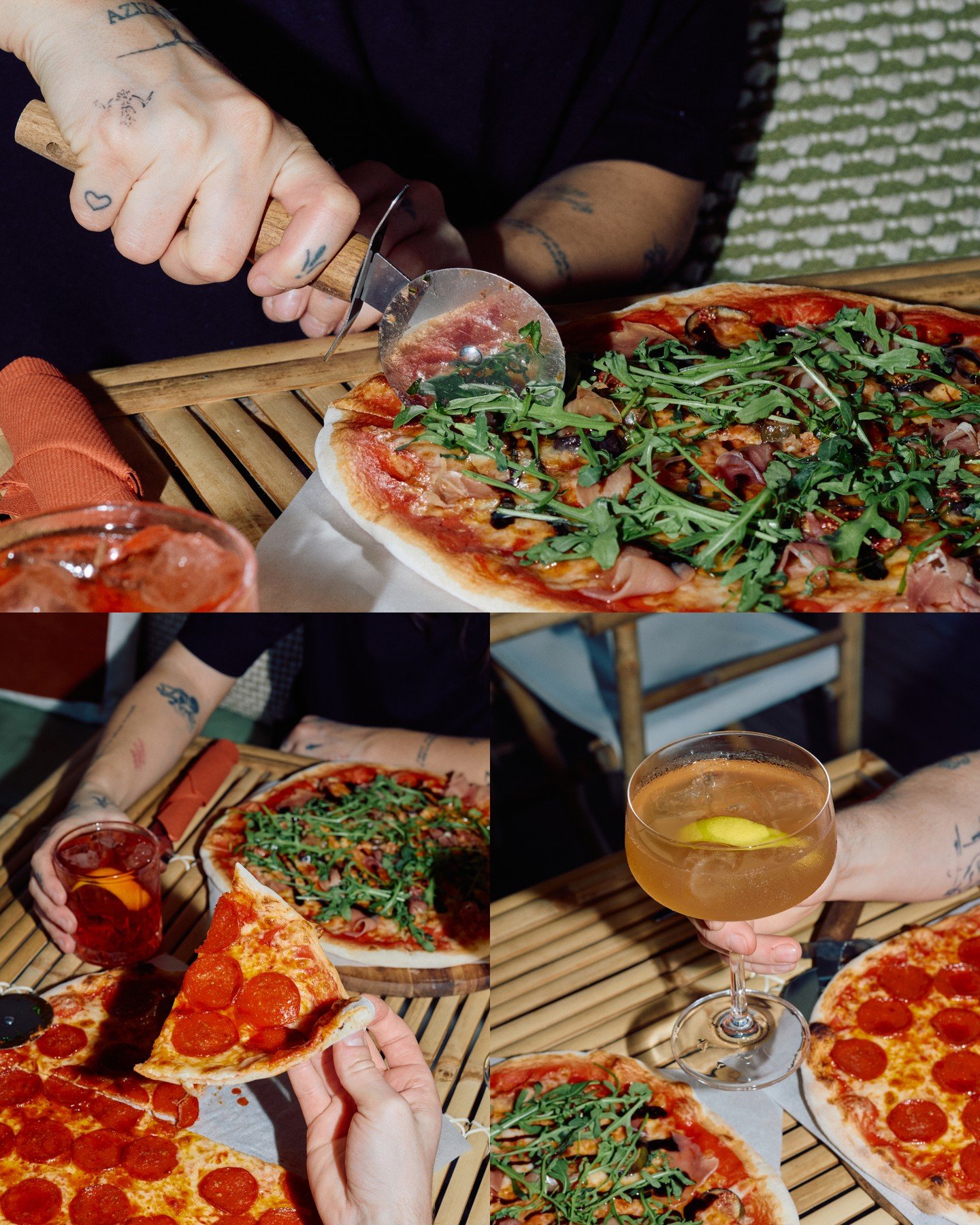 One more evening with the full pizza menu before the new summer menu arrives on Saturday. Pizzas aren't going anywhere &ndash; they'll still have their place on the rooftop &ndash; but the selection slims down to make room for what's coming next. Fri