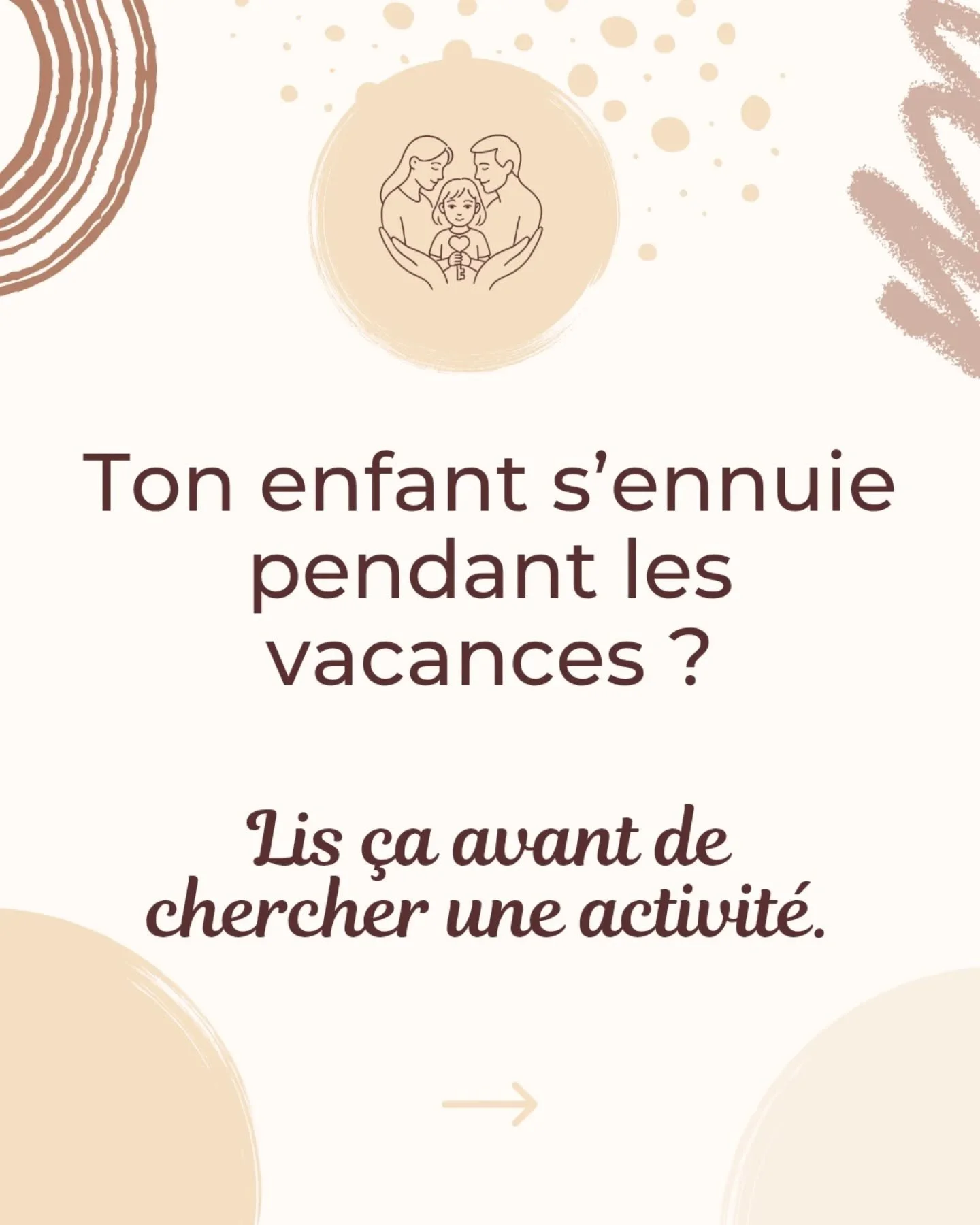 Au secours&hellip; Il s&rsquo;ennuie ! 

On nous a fait croire qu&rsquo;un enfant qui s&rsquo;ennuie est un enfant mal accompagn&eacute;. 

En r&eacute;alit&eacute;, l&rsquo;ennui est souvent un temps de transition, inconfortable mais n&eacute;cessai