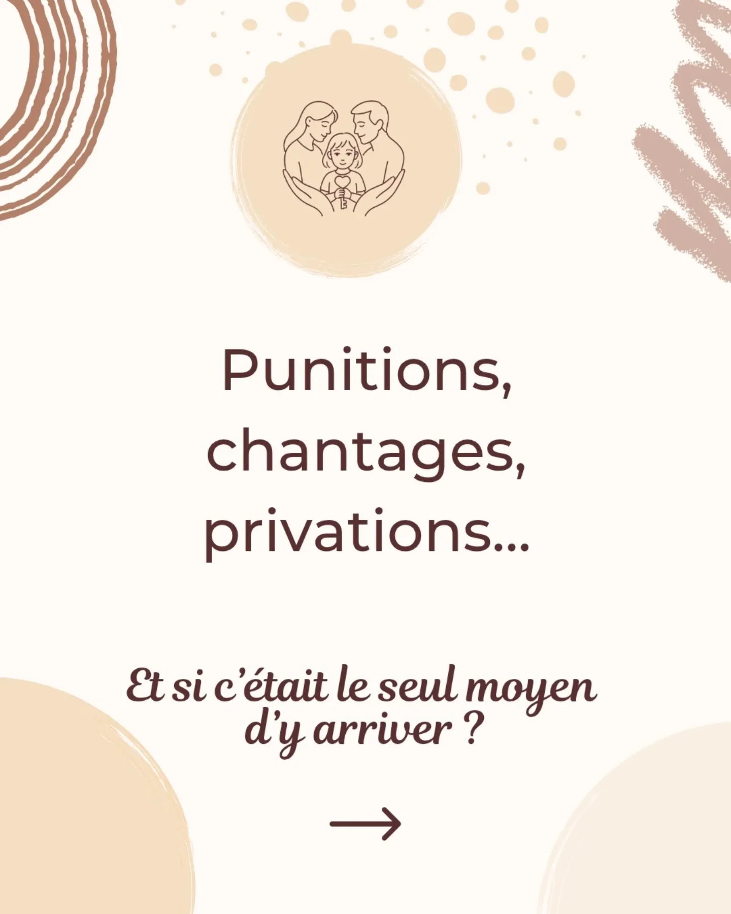 Punitions, chantages, privations&hellip; et si c'&eacute;tait le seul moyen d'y arriver ?

C'est ce que beaucoup de parents pensent. Et c'est pas un hasard.

On a grandi avec &ccedil;a.  Et quand on est &eacute;puis&eacute;, d&eacute;bord&eacute;, &a