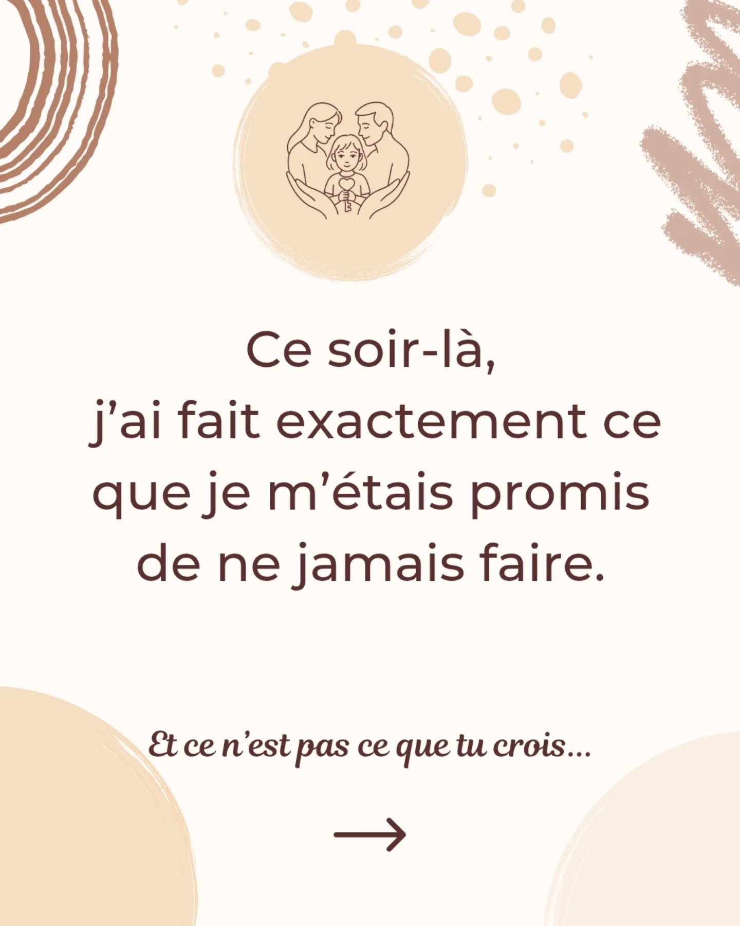 Mon enfant n&rsquo;&eacute;tait pas le seul &agrave; avoir perdu le contr&ocirc;le.

Quand tout nous &eacute;chappe,
Qu&rsquo;on est au bout de nos ressources,
Qu&rsquo;on ne sait plus comment s&rsquo;y prendre...

On a besoin de reprendre le contr&o