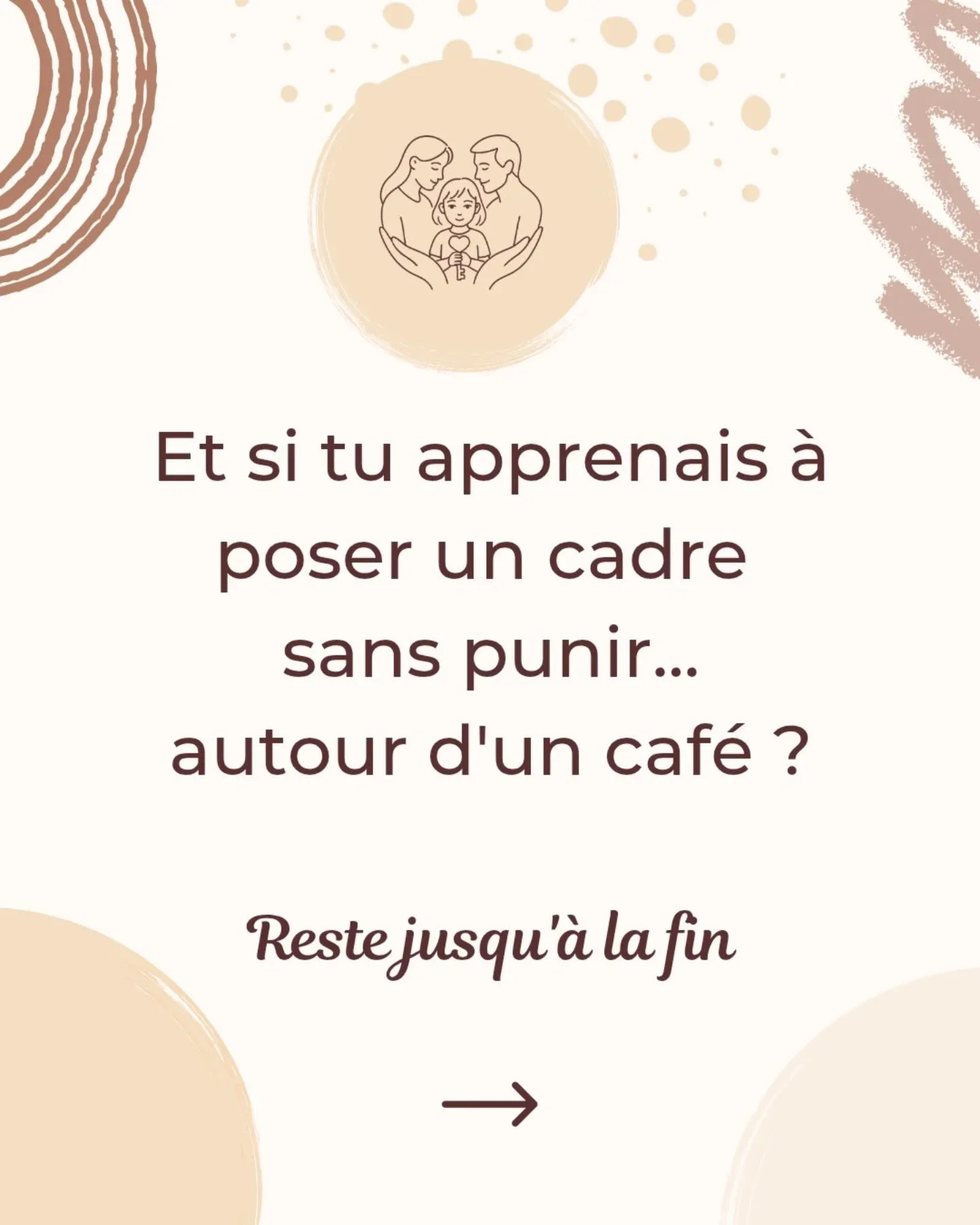 Tu es &eacute;puis&eacute;e de punir et que rien ne change ?

Et si en 2 heures, autour d'un caf&eacute;, tu repartais avec des cl&eacute;s concr&egrave;tes pour faire autrement ?

C'est pour &ccedil;a que j'ai cr&eacute;&eacute; cet atelier.

Et cet