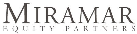 Miramar Equity Partners logo in black and white with large text and a clean design