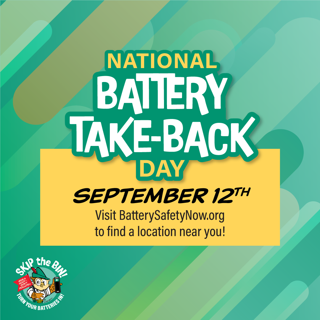 National Battery Take-Back Day